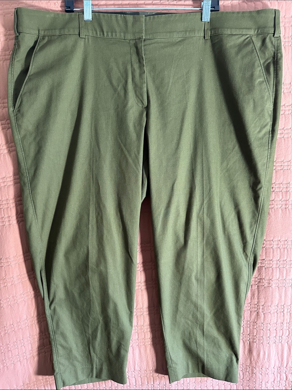Lane Bryant Olive Green Chino Trousers